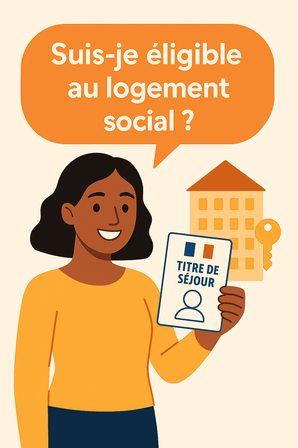 Logement social : suis-je éligible après avoir obtenu un titre de séjour ou la nationalité française ?