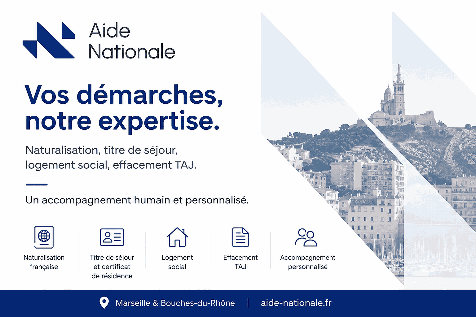 Aide à la naturalisation et au titre de séjour pour les Algériens à Marseille